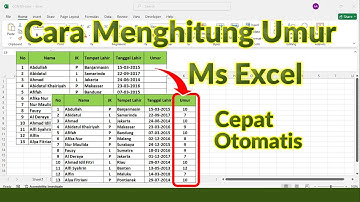 Cara Menghitung Umur di Excel Secara Otomatis (Tanpa Ribet!)
