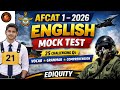 AFCAT 1 2026 English Mock Test 🔥 | Crack in First Attempt