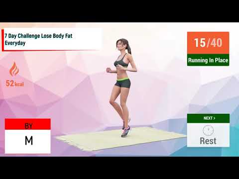 7 Day Challenge Lose Body Fat Everyday/7 დღის ვარჯიშები დაიკელით წონაში ყოველდღე