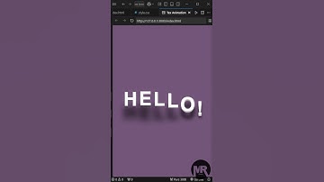 Hello! Text Animation Using HTML & CSS - Easy Tutorial