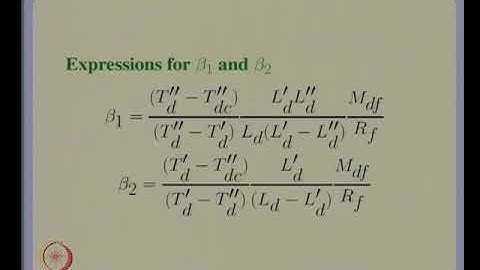 Synchronous Generator Models using Standard Parameters. PER UNIT REPRESENTATION