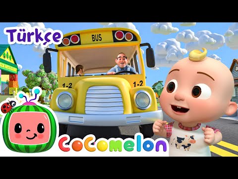 Otobüsün Tekerleri Dönüyor! 🚌 | CoComelon Türkçe | Çizgi Film | Bebek Şarkıları