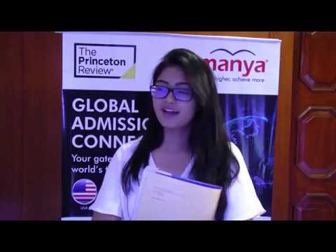 Global Admission Connect | Hyderabad | Manya- The Princeton Review