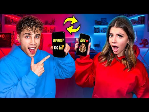 Video SCAMBIO il TELEFONO con la mia MIGLIORE AMICA per 24H!