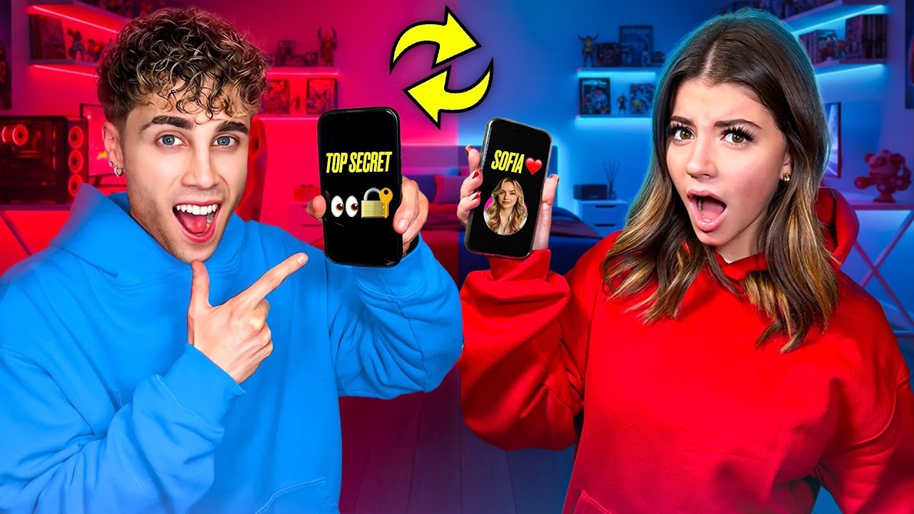 SCAMBIO il TELEFONO con la mia MIGLIORE AMICA per 24H! - YouTube