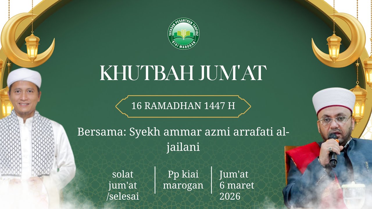 Solat jum'at bersama syekh ammar azmi al jailani