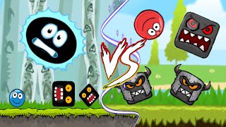 👺BOSS Plants Ball 5 VS 😱BOSS Red Ball 4 ( GREEN FOREST ) screenshot 5