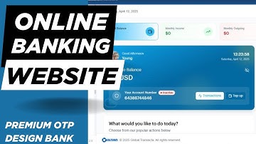 How to Create Online Banking Website | Online Banking PHP Script