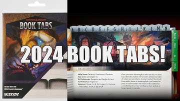 2024 Book Tabs from WizKids | Nerd Immersion