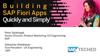 How to build SAP Fiori Apps quickly and simply [LIVE DEMOS], SAP TechEd Lecture screenshot 2