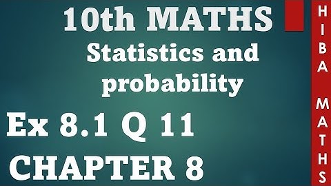 10th maths chapter 8 exercise 8.1 question 11 | TN Samacheer hiba maths