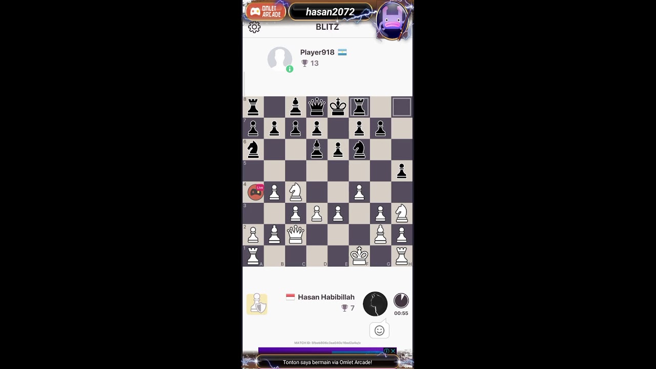 Tonton Stream Saya Chess Royale Di Omlet Arcade Youtube