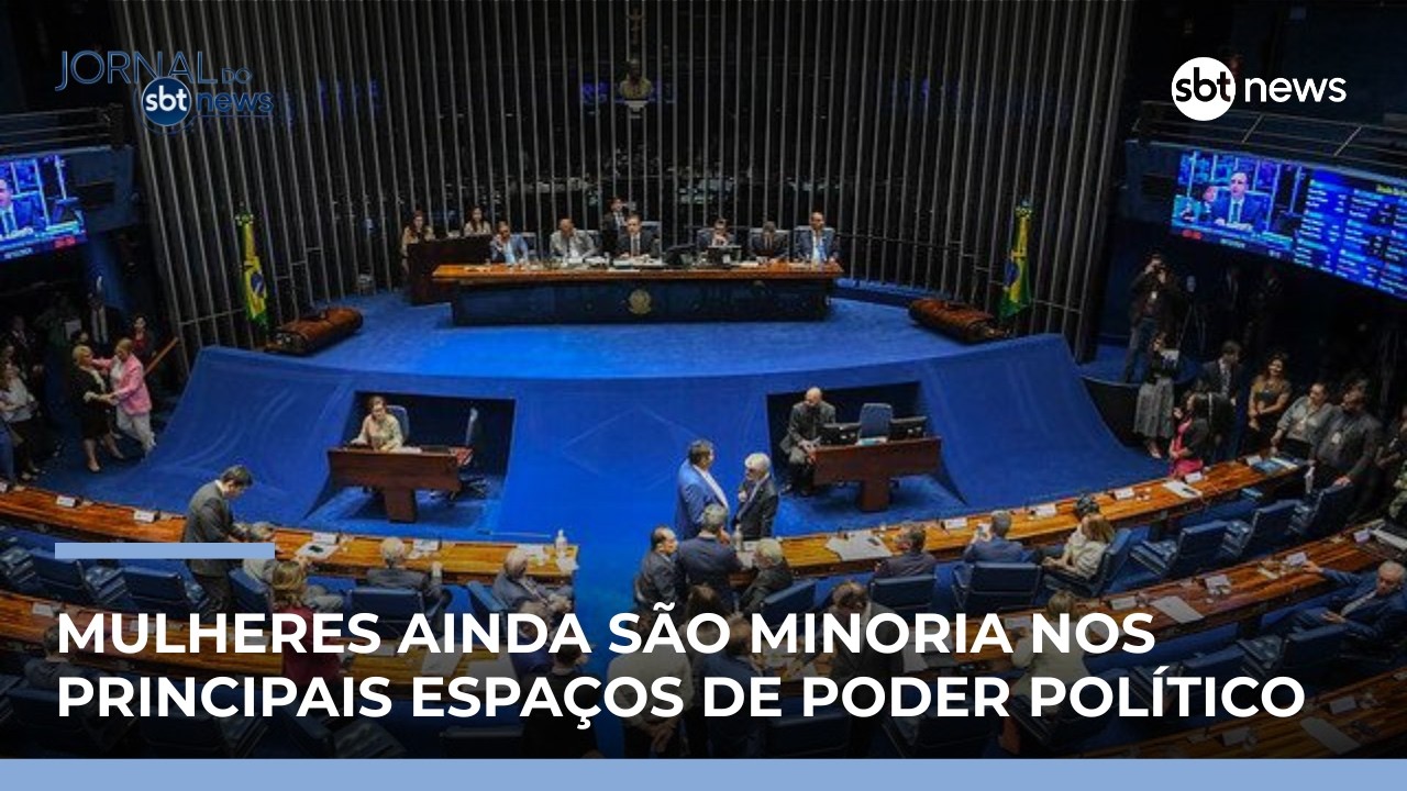 Mulheres ainda são minoria nos principais espaços de poder político | #JornaldoSBTNews