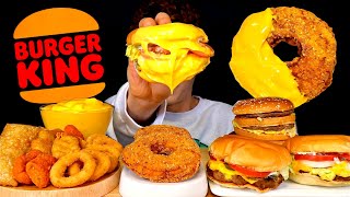 ASMR 버거킹 치즈듬뿍 콰트로치즈버거 빅맥 치킨도넛 어니언링 먹방~!! Burger King Cheese Burger Chicken Ring Big Mac MuKBang~!!