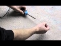 Comment fabriquer un fil  chaud pour couper du polystyrne 