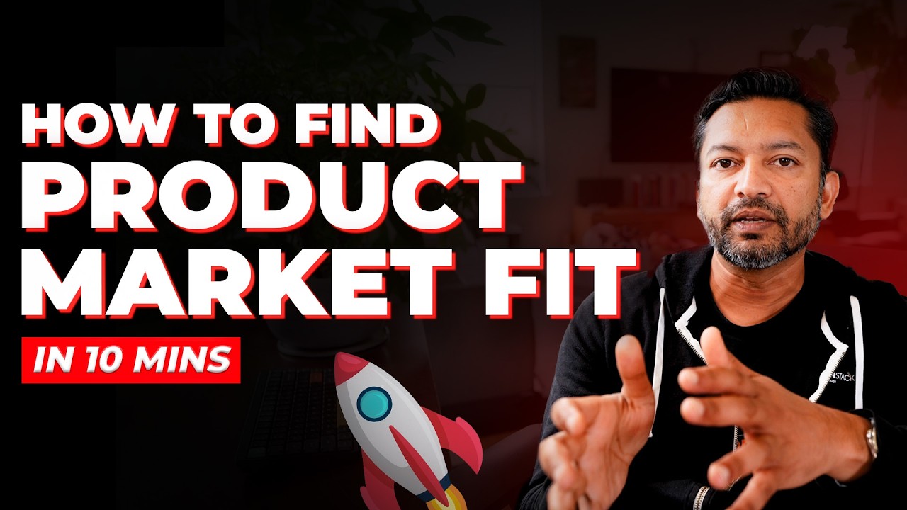How to Find Product Market Fit - A Detailed Framework - YouTube