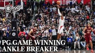 ALL ANGLES of Paul George’s Game-Winning Ankle Breaker vs. Cavaliers 🔥 | LA Clippers