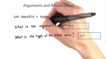Arguments and Return Values Exercise - Intro to Java Programming
