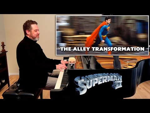 Superman II: The Alley Transformation (piano cover with film)