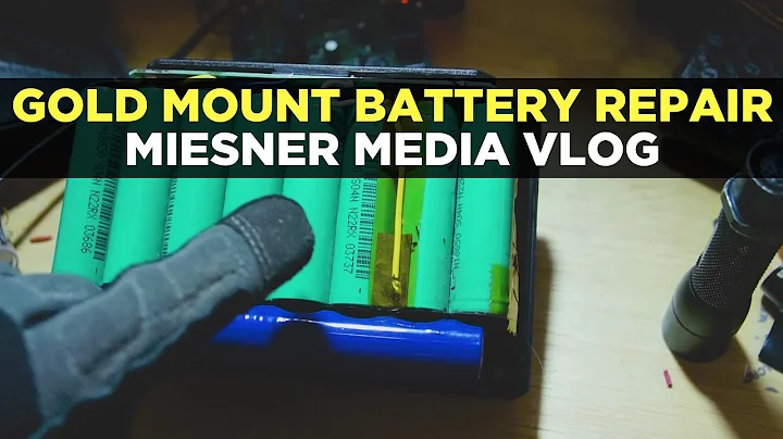 Fixing A Gold Mount Battery - Miesner Media Vlog