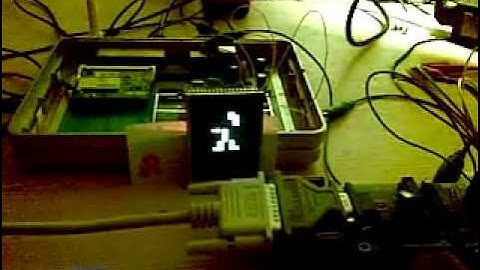 Slugterm 4D playing a Blinkenlights Arcade movie