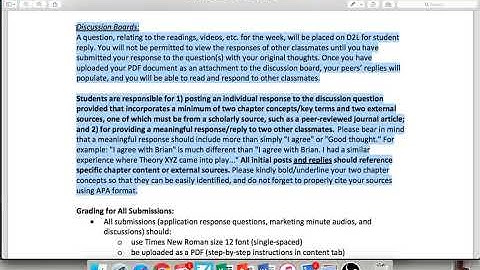 Consumer Behavior Welcome Video