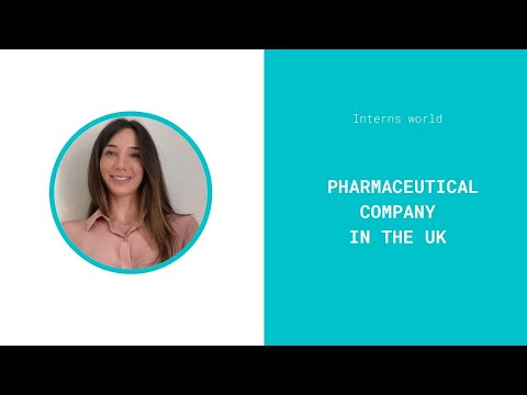 Internship in a Pharmaceutical Multinational Company || Annalisa's experience in the UK