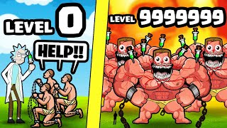 TURNING SLAVES into MAX LEVEL SLAVE MUTANTS (Monster Rush Playtime)