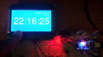 Arduino Graphic LCD clock