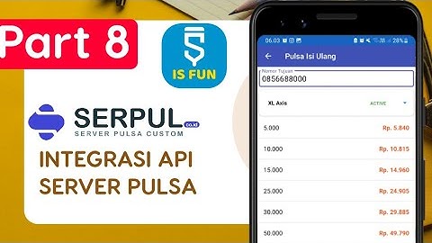 Cara menampilkan produk di custom listview dan spinner dari API Server Pulsa Serpul di sketchware