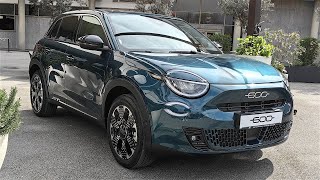 FIAT 600e 2024 [54 kWh, 156 HP] - exterior and interior review (trunk and charging) * Sky of Italy *