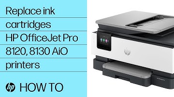 Replace the ink cartridges | HP OfficeJet Pro 8120/e & 8130/e All-in-One printers | HP Support