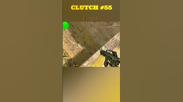 Another 1 vs 3 Clutch in Dust2 in Counter Strike 1.6 #shorts #clips #clutch