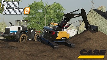 Cleaning A Small Site Near From The Road||Public Works||FS19 MINING MODS