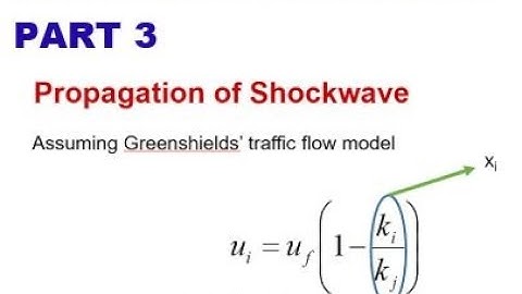 #shockwaves, #traffic, #signal, Shockwave Analysis  – PART 3, Propagation of Shock Waves