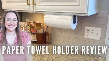 🧻Organize Your Kitchen an Under-Cabinet Paper Towel Holder! | Product Review & Demo🔥🔝