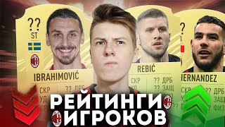 FIFA 21 | РЕЙТИНГИ ИГРОКОВ МИЛАНА! | ИБРАГИМОВИЧ, РЕБИЧ, ТЕО ЭРНАНДЕС