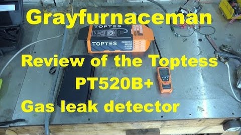 Review of the Toptes PT520B+ gas leak detector