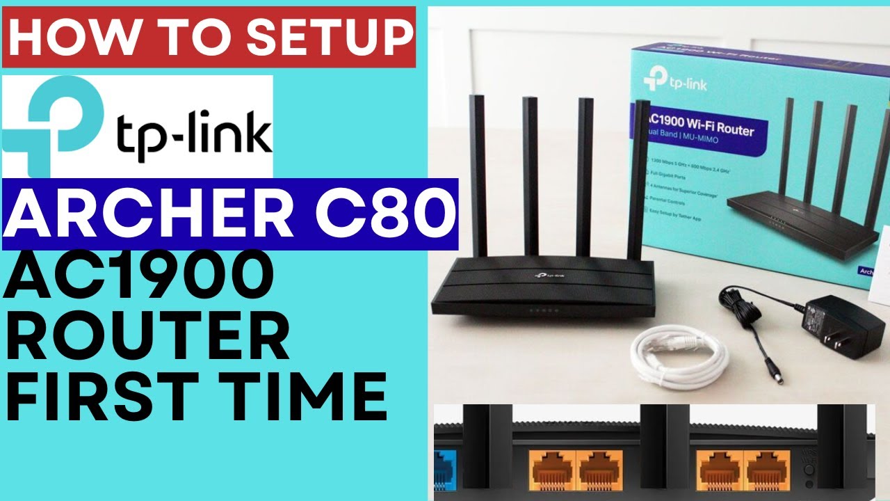 Login & Setup TP-Link Archer C80 Dual band Wireless Router AC1900 for ...