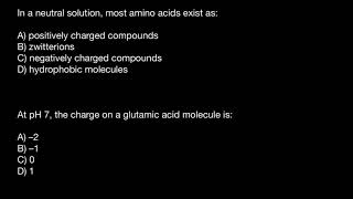 Amino Acids and  pH