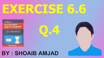 EX #6.6 - Q.4 | Find Out The Angle of intersection of Given curve