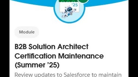 B2B Solution Architect Certification Maintenance (Summer ’25) || - All Challenges in 1 video ! || Sf