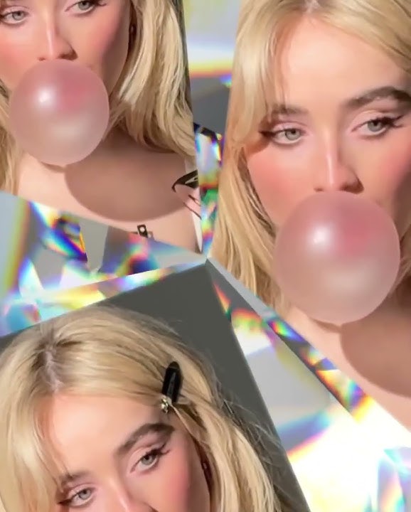 Sabrina Carpenter during her photoshoot for Rolling Stone