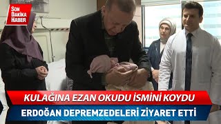 Erdoğan Kulağına Ezan Okuduğu Bebeğe Ayşe Betül İsmini Verdi