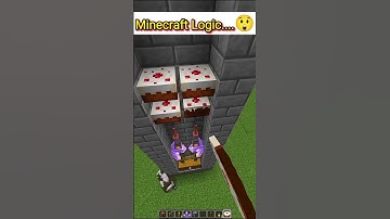 Wait for end 😲 New Minecraft Logic....😲#shorts #minecraft #gaming