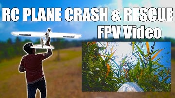 RC PLANE Crash into Tree and RESCUE FPV VIDEO  #diydot3d #rcplane #crash #rescue #rc  #fpv
