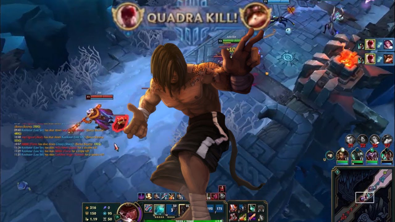 Lee Sin LoL Howling Abyss Full ARAM Gameplay YouTube Lee sin lol howling abyss full aram gameplay youtube