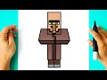 How To DRAW VILLAGER MINECRAFT How To DRAW VILLAGER MINECRAFT
