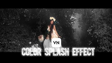 Color isolation effect in vn video editor | Color splash video effect