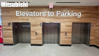 Mitsubishi Elevators at the Target Parking Garage - Harlem Irving Plaza - Norridge, IL